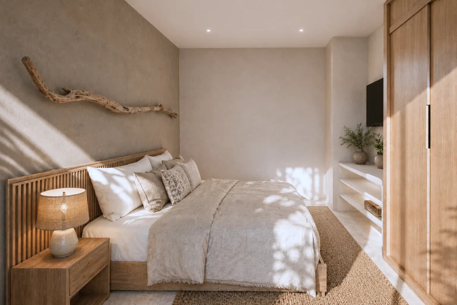Interior del departamento Zen